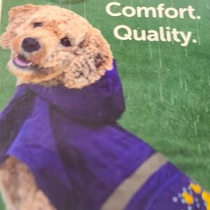 Fashion Pet Ducky Raincoat For Dogs - Royal Blue